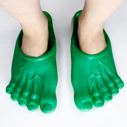 Halloween Hulk Bigfoot Slippers