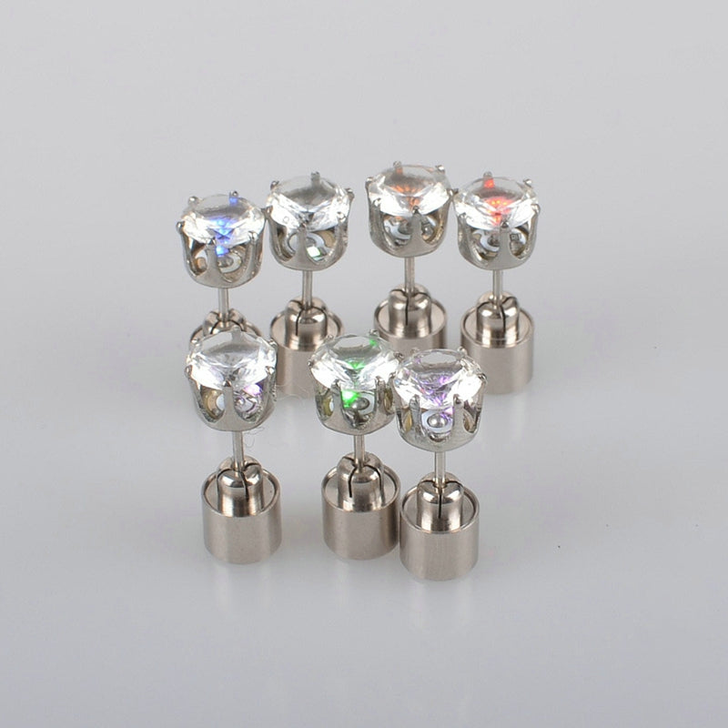 LED Bling Stud Earrings