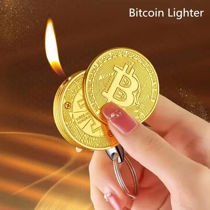 Bitcoin Gas Lighter Pendant