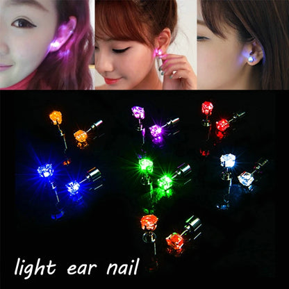 LED Bling Stud Earrings