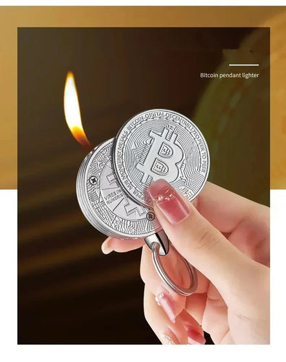 Bitcoin Gas Lighter Pendant