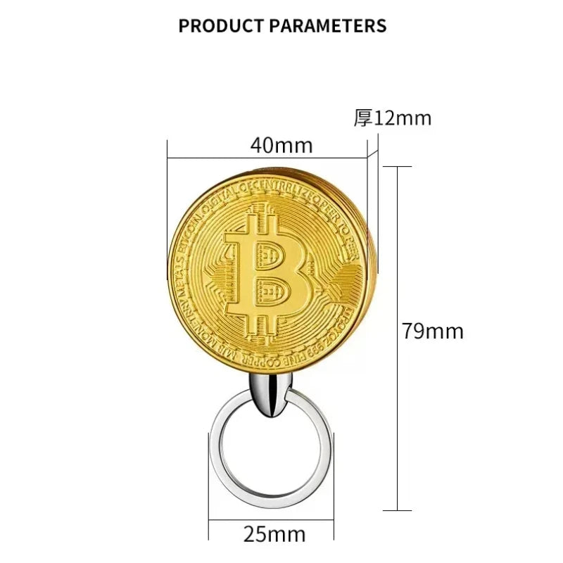 Bitcoin Gas Lighter Pendant