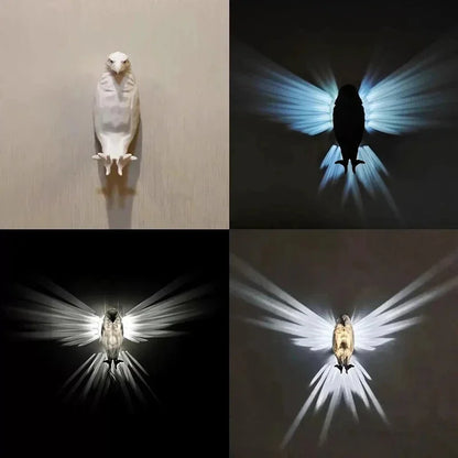 Owl 3D Wall Lamp