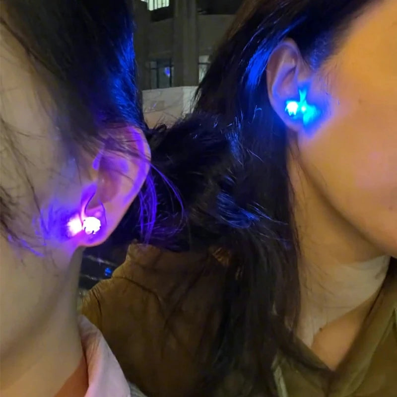 LED Bling Stud Earrings