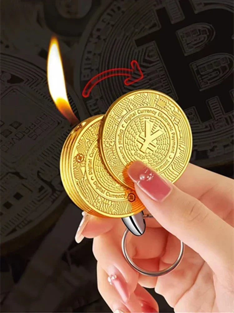 Bitcoin Gas Lighter Pendant