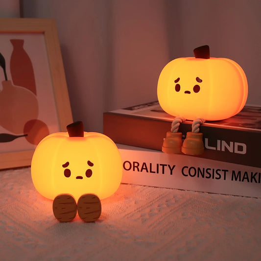 Pumpkin Silicone Night Light