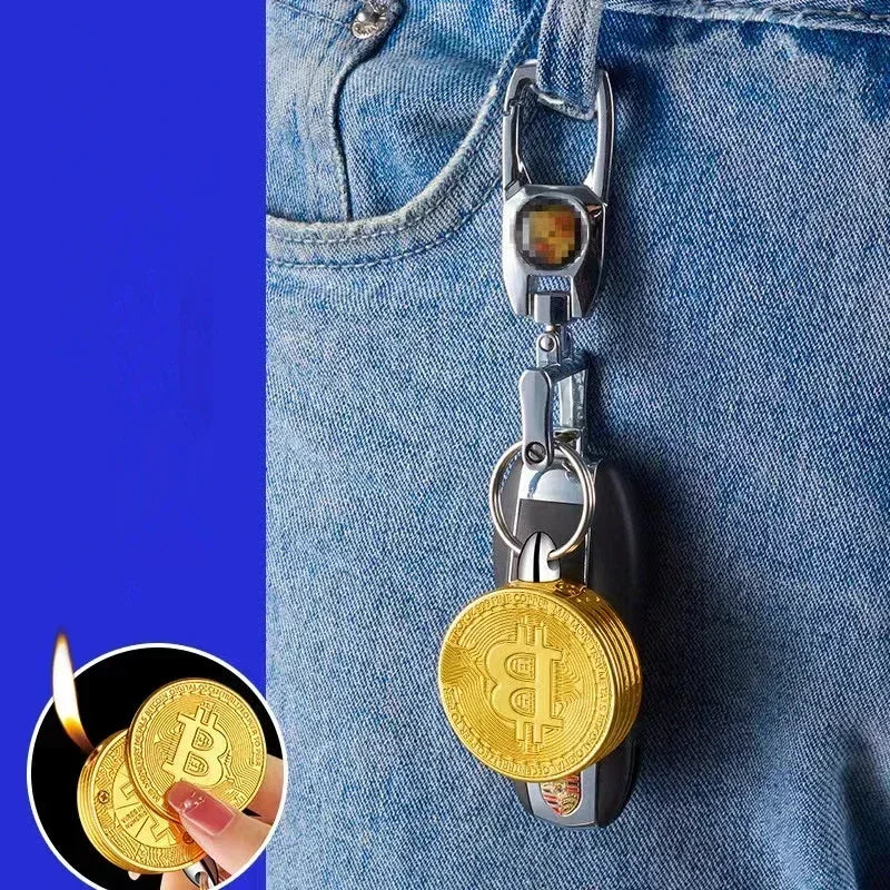 Bitcoin Gas Lighter Pendant