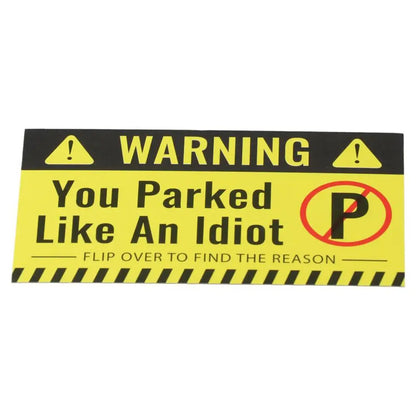 Parked Like an Idiot Card