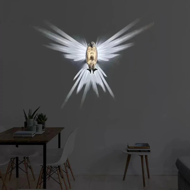 Owl 3D Wall Lamp